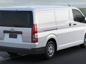 toyota hiace van lwb 2020 Modelo 3D