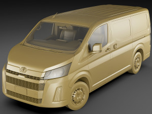 toyota hiace van lwb 2020 Modelo 3D