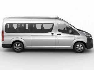 toyota hiace commuter bus slwb 2020 3D Model