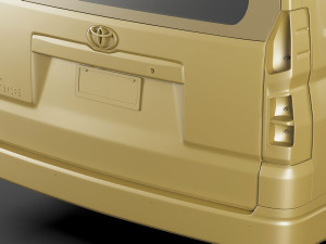 toyota hiace commuter bus slwb 2020 3D Model