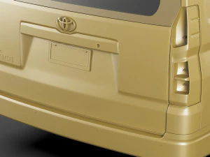 toyota hiace commuter bus slwb 2020 3D Model