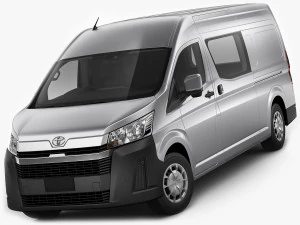 toyota hiace van slwb 2020 3D Модель