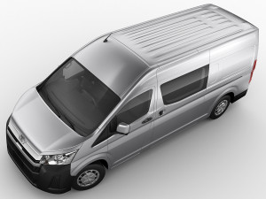 toyota hiace van slwb 2020 Modèle 3D
