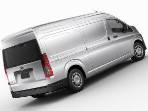 toyota hiace van slwb 2020 Modèle 3D