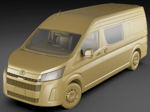 toyota hiace van slwb 2020 Modèle 3D