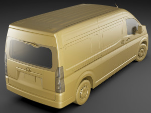 toyota hiace van slwb 2020 Modèle 3D