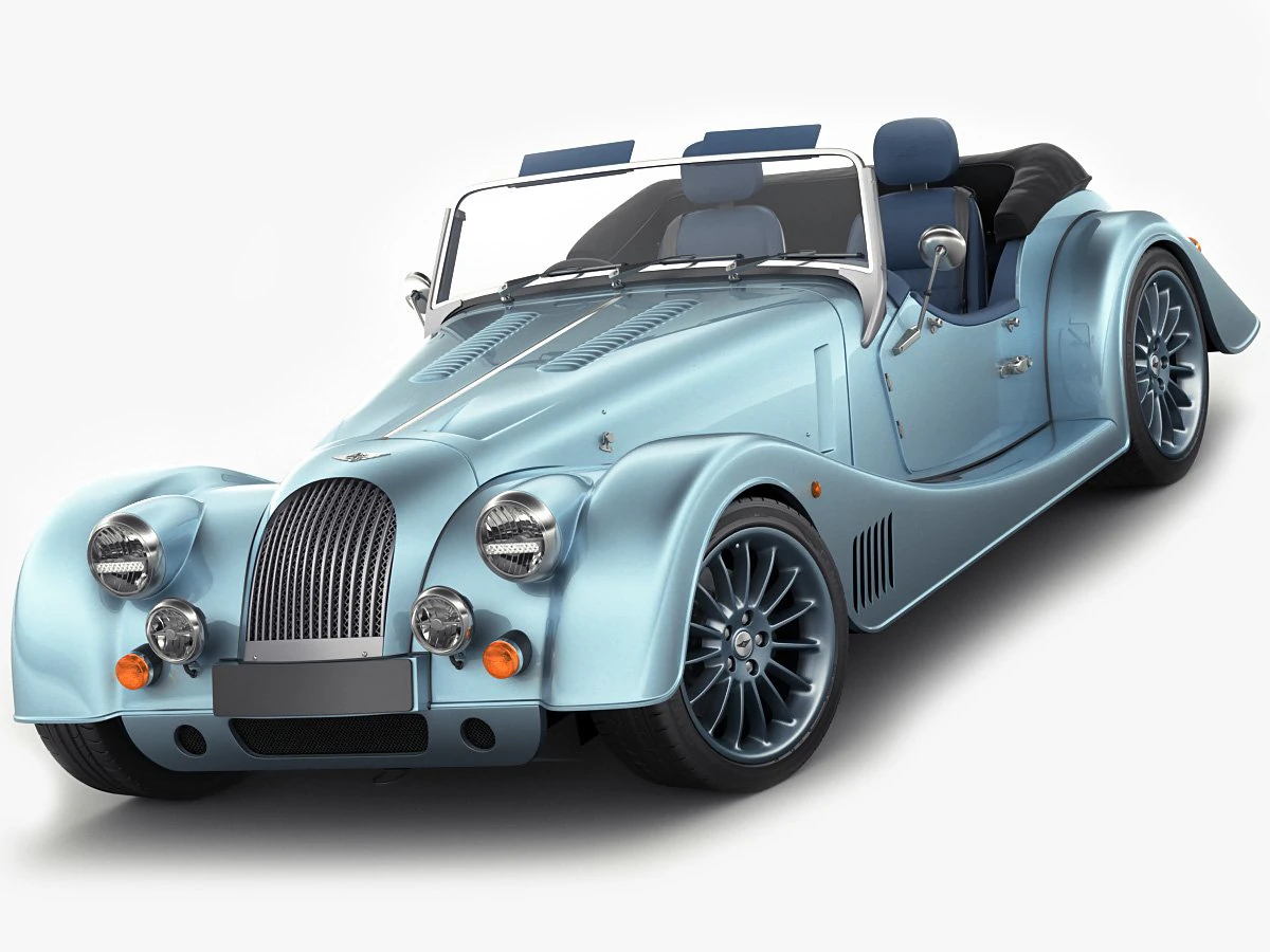 morgan plus six 3D Model .c4d .max .obj .3ds .fbx .stl .blend 