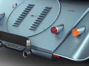 morgan plus six 3D Model