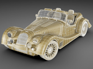 morgan plus six 3D-Modell