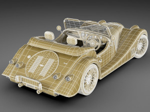 morgan plus six 3D-Modell