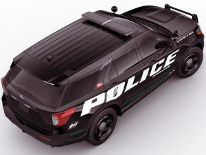 explorer 2020 police interceptor 3D Model