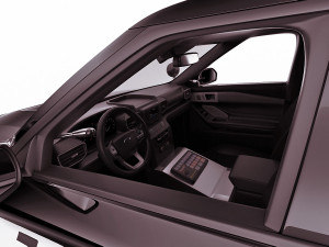 explorer 2020 police interceptor Modello 3D