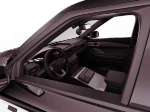 explorer 2020 police interceptor 3D Model