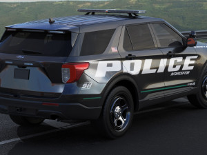 explorer 2020 police interceptor Modello 3D