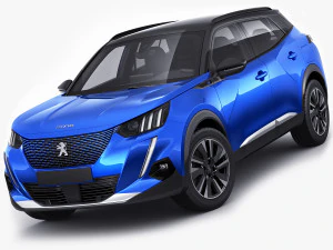 peugeot e-2008 2020 Modelo 3D