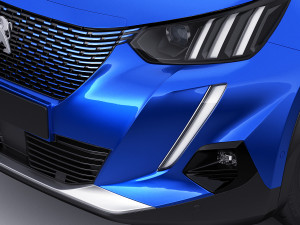 peugeot e-2008 2020 3D Model