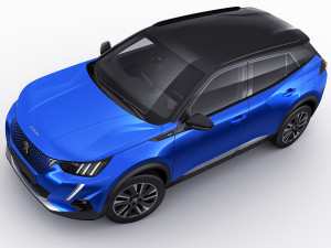 peugeot e-2008 2020 3D Model