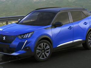 peugeot e-2008 2020 3D Model