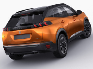 peugeot 2008 2020 Modèle 3D