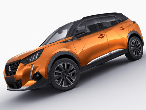 peugeot 2008 2020 Modèle 3D