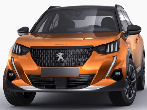 peugeot 2008 2020 3D Model