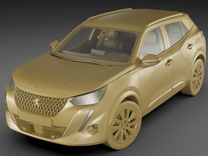 peugeot 2008 2020 Modèle 3D