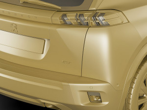 peugeot 2008 2020 Modèle 3D