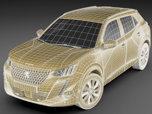 peugeot 2008 2020 Modèle 3D