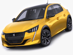 Peugeot 208 2020 Modèle 3D