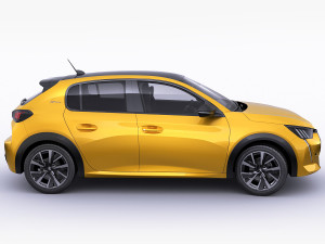 peugeot 208 2020 3D 모델