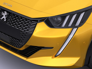 peugeot 208 2020 3D 모델