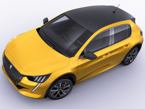 peugeot 208 2020 3D 모델