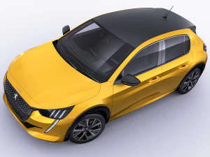 peugeot 208 2020 3D Model