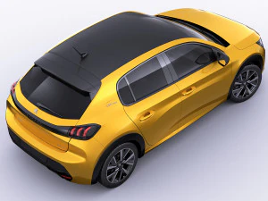 peugeot 208 2020 3D Model