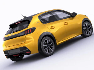 peugeot 208 2020 3D Model