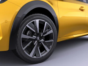 peugeot 208 2020 3D Model