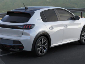 peugeot 208 2020 3D Model