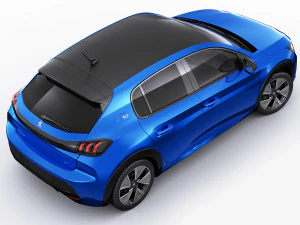 peugeot e-208 2020 3D Model
