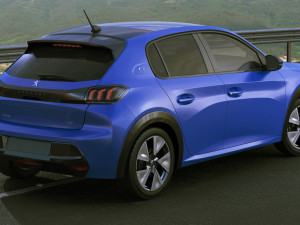 peugeot e-208 2020 Modelo 3D