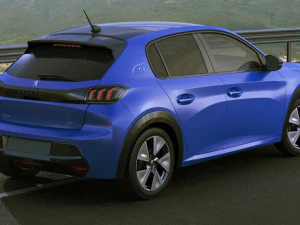 peugeot e-208 2020 3D Model