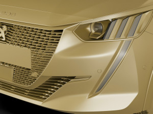 peugeot e-208 2020 Modelo 3D