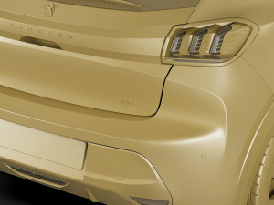 peugeot e-208 2020 Modelo 3D