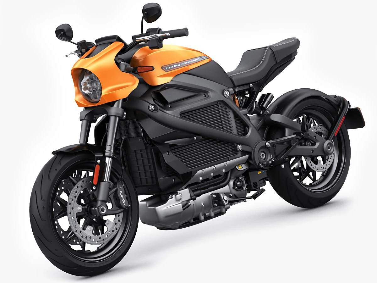 harley-davidson livewire 2020 3D Model .c4d .max .obj .3ds .fbx .stl .blend