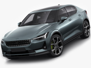 polestar 2 2020 3D-Modell