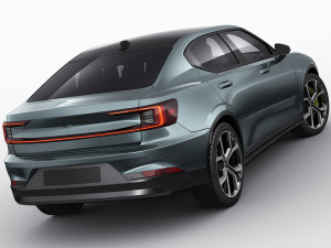 polestar 2 2020 Modelo 3D