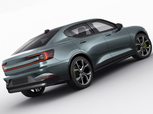 polestar 2 2020 Modelo 3D