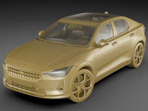 polestar 2 2020 Modelo 3D