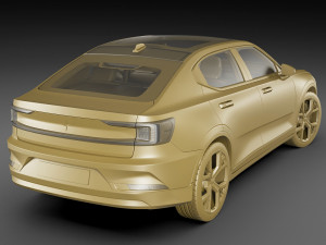 polestar 2 2020 Modelo 3D
