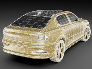polestar 2 2020 Modelo 3D