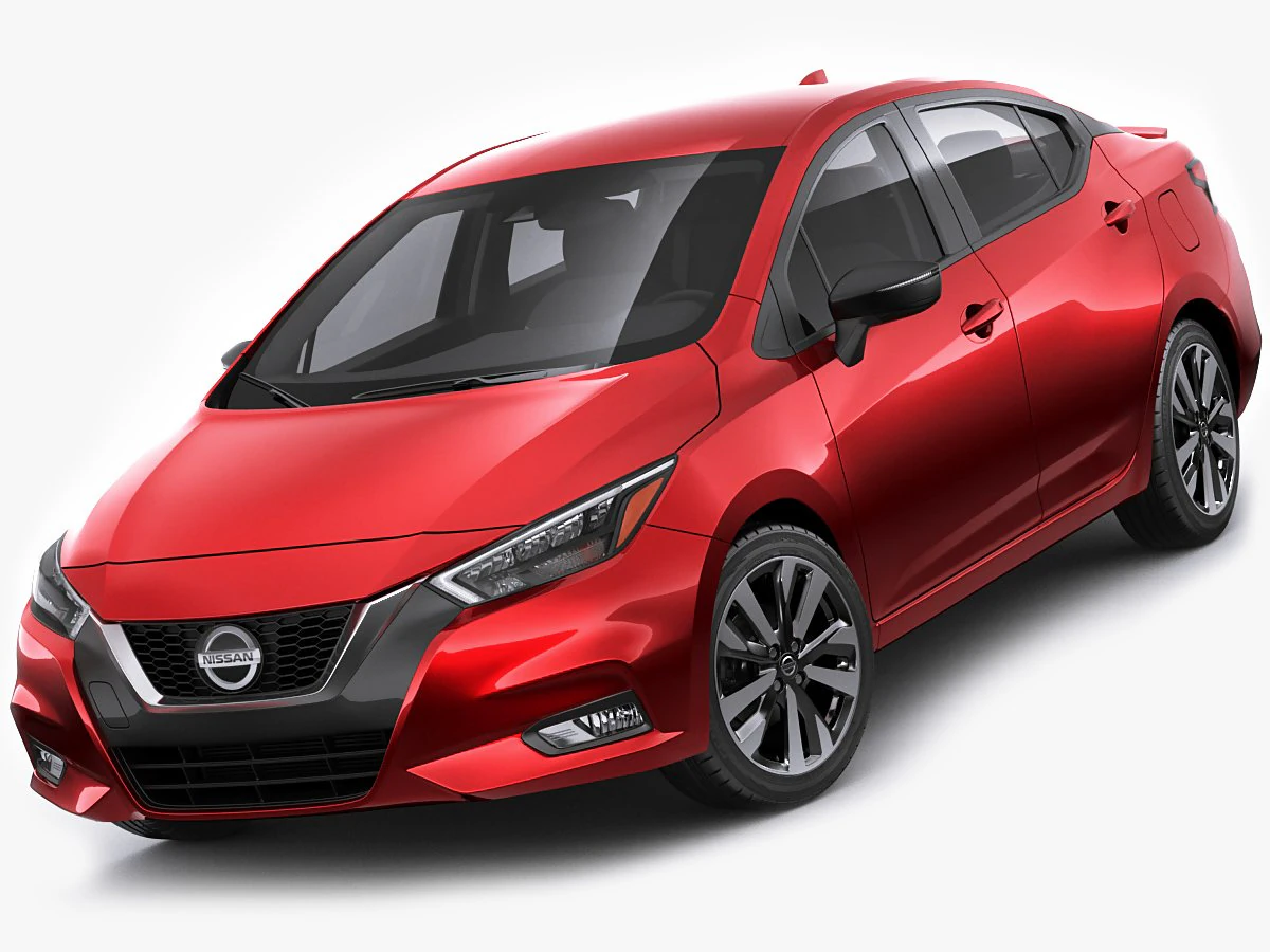 nissan versa 2020 3D Model .c4d .max .obj .3ds .fbx .stl .blend